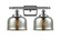 Bell - 2 Light - 18 inch - Polished Chrome - Bath Vanity Light (3442|916-2W-PC-G78-LED)