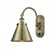 Appalachian - 1 Light - 8 inch - Antique Brass - Adjustable Swing Arm (3442|918-1W-AB-M13-AB)