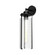 Belmont 5-in Clear Water Glass/Matte Black 1 Light Damp-Rated Wall/Vanity Light (7713|WV536005MBWC)