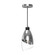 Capri 5-in Chrome/Clear Glass 1 Light Socket Pendant (7713|PD587105CHCL)