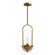 Cyrus 8-in Aged Gold/Clear Glass 1 Light Pendant (7713|PD539018AGCL)