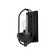 Cyrus 7-in Clear Glass/Matte Black 1 Light Damp-Rated Wall/Vanity Light (7713|WV539007MBCL)