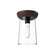 Emil 7-in Matte Black/Walnut 1 Light Flush Mount (7713|FM542007MBWT)