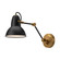 Felix 6-in Aged Gold/Matte Black 1 Light Damp-Rated Wall/Vanity Light (7713|WV576027MBAG)