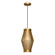 Hana 9-in Aged Gold/Opal Matte Glass 1 Light Socket Pendant (7713|PD434509AGOP)