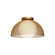 Haven 12-in Gold/Opal Matte Glass 1 Light Flush Mount (7713|FM402513GDOP)