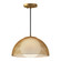 Haven 12-in Gold/Opal Matte Glass 1 Light Pendant (7713|PD402513GDOP)