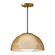 Haven 12-in Gold/Opal Matte Glass 1 Light Socket Pendant (7713|PD402513GDOP)