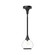 Hazel 6-in Clear Glass/Matte Black 1 Light Pendant (7713|PD524006MBCL)