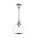 Hazel 10-in Chrome/Clear Glass 1 Light Pendant (7713|PD524110CHCL)