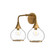 Hazel 17-in Aged Gold/Clear Glass 2 Lights Vanity (7713|VL524217AGCL)