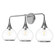 Hazel 26-in Chrome/Clear Glass 3 Lights Vanity (7713|VL524326CHCL)