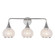 Hazel 26-in Chrome/Clear Glass 3 Lights Damp-Rated Vanity Light (7713|VL524326CHCL)