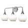 Hazel 26-in Chrome/Opal Matte Glass 3 Lights Vanity (7713|VL524326CHOP)