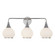 Hazel 26-in Chrome/Opal Matte Glass 3 Lights Damp-Rated Vanity Light (7713|VL524326CHOP)