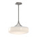 Lincoln 14-in Brushed Nickel/Glossy Opal Glass 1 Light Pendant (7713|PD440814BNGO)