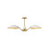 Oscar 36-in Aged Gold/White 3 Lights Pendant (7713|PD550336WHAG)