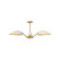 Oscar 36-in Aged Gold/White 3 Lights Socket Pendant (7713|PD550336WHAG)
