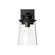 Quincy 6-in Clear Bubble Glass/Textured Black 1 Light Exterior Wall Sconce (7713|EW533006BKCB)