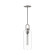 Soji 5-in Brushed Nickel/Clear Glass 1 Light Socket Pendant (7713|PD401505BNCL)