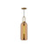 Soji 6-in Aged Gold/Copper Glass 1 Light Socket Pendant (7713|PD401606AGCP)