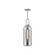 Soji 6-in Brushed Nickel/Smoked Solid Glass 1 Light Pendant (7713|PD401606BNSM)