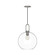 Soji 10-in Brushed Nickel/Clear Glass 1 Light Pendant (7713|PD601710BNCL)
