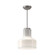 Westlake 11-in Brushed Nickel/Glossy Opal Glass 1 Light Socket Pendant (7713|PD540411BNGO)