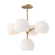 Willow 18-in Brushed Gold/Opal Matte Glass 5 Lights Chandeliers (7713|CH548518BGOP)