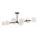 Willow 48-in Matte Black/Opal Matte Glass 8 Lights Linear Pendant (7713|LP548848MBOP)