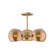 Willow 16-in Brushed Gold/Copper Glass 3 Lights Pendant (7713|PD548315BGCP)
