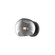 Willow 6-in Matte Black/Smoked Solid Glass 1 Light Damp-Rated Wall/Vanity Light (7713|WV548006MBSM)