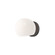 Willow 6-in Matte Black/Opal Matte Glass 1 Light Damp-Rated Wall/Vanity Light (7713|WV548006MBOP)