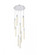 Weston 9 lights pendant in chrome (758|2067D24C)