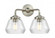 Fulton - 2 Light - 15 inch - Brushed Satin Nickel - Bath Vanity Light (3442|284-2W-SN-G172)