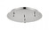 3 Light Round Multi Port Canopy (3442|113-PN)