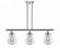 Muselet - 3 Light - 36 inch - Polished Chrome - Stem hung - Island Light (3442|516-3I-PC-CE513-LED)