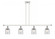 Bell - 4 Light - 48 inch - White Polished Chrome - Stem Hung - Island Light (3442|916-4I-WPC-G52)
