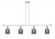 Bell - 4 Light - 48 inch - White Polished Chrome - Stem Hung - Island Light (3442|916-4I-WPC-G53-LED)