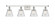 Cone - 4 Light - 36 inch - White Polished Chrome - Bath Vanity Light (3442|916-4W-WPC-G64)