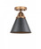Appalachian - 1 Light - 8 inch - Antique Copper - Semi-Flush Mount (3442|288-1C-AC-M13-BK)