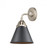 Appalachian - 1 Light - 8 inch - Brushed Satin Nickel - Sconce (3442|288-1W-SN-M13-BK-LED)