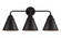 Appalachian - 3 Light - 26 inch - Matte Black - Bath Vanity Light (3442|288-3W-BK-M13-BK-LED)