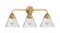 Cone - 3 Light - 26 inch - Satin Gold - Bath Vanity Light (3442|288-3W-SG-G44-LED)