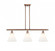 Berkshire - 3 Light - 36 inch - Antique Copper - Cord hung - Island Light (3442|516-3I-AC-GBC-81)