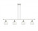Athens - 4 Light - 48 inch - White Polished Chrome - Stem hung - Island Light (3442|516-4I-WPC-G124-6)