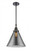 Cone - 1 Light - 12 inch - Matte Black - Mini Pendant (3442|447-1S-BK-G43-L)