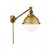 Hampden - 1 Light - 9 inch - Brushed Brass -Adjustable Swing Arm (3442|237-BB-HFS-81-BB)