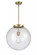 Beacon - 1 Light - 16 inch - Antique Brass - Stem Hung - Pendant (3442|221-1S-AB-G204-16)