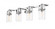 Pilaster - 4 Light - 35 inch - Polished Chrome - Bath Vanity Light (3442|423-4W-PC-4CL-LED)